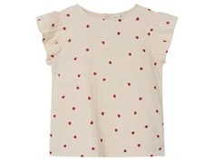 Name It turtledove hjerter musselin top